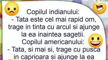BANCUL ZILEI | Tata trage la țintă cu arcul și ajunge la ea înaintea săgeții