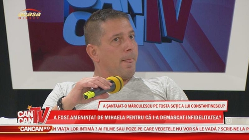 Mărculescu nu neagă nimic legat de relaţia cu fosta nevasta a lui Constantinescu: "Foarte mulţi oameni îmi pot confirma povestea"