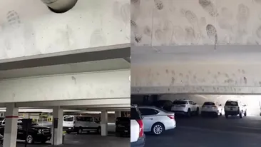 S-a aflat! Cine face, de fapt, urmele de pantof de pe tavanele parcărilor din Vegas