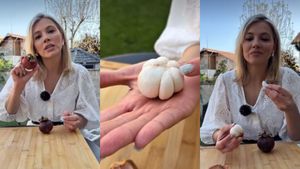 Cât costă un mangustan, fructul exotic care arată ca usturoiul. Andreea Ibacka e încântată de gustul lui