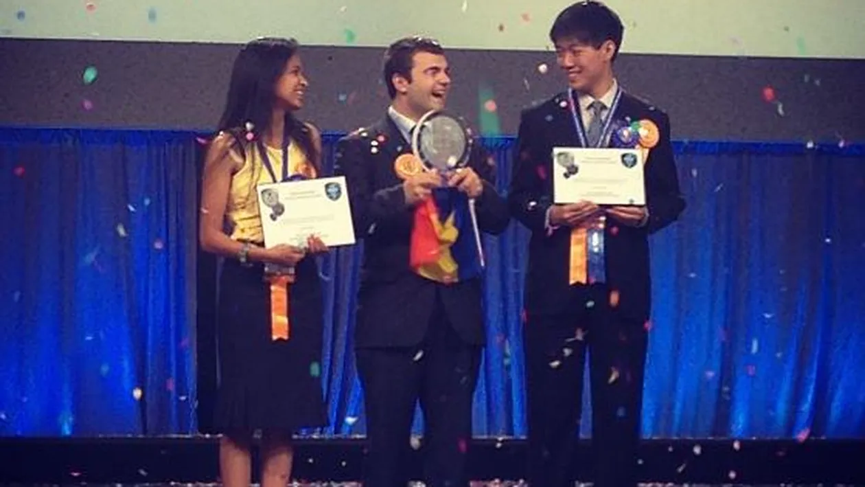 Un tanar din Ramnicu Valcea a câştigat marele premiu la concursul de cercetare Intel ISEF din SUA!