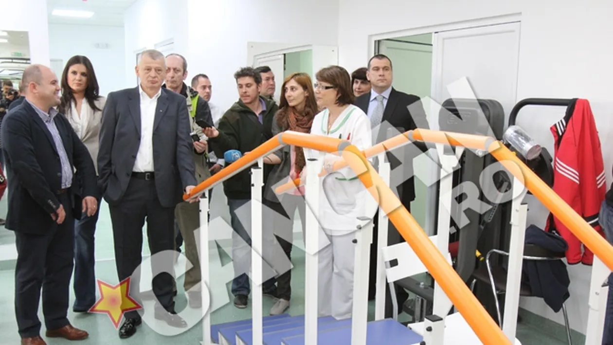 Oprescu a verificat investitiile facute la Spitalul Sfantul Luca, unde s-au construit sali ultramoderne de recuperare fizica