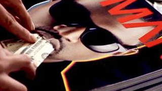 VIDEO Kanye West mananca dolari pe coperta revistei V Man!