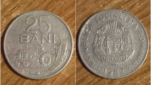 Tu mai ai așa ceva în cutia cu amintiri? Prețul ireal la care se vinde o monedă de 25 de bani din anul 1982, acum, în 2023