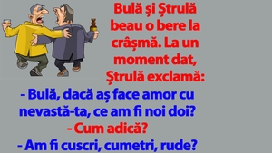 BANC | "Bulă, dacă aș face amor cu nevastă-ta, ce am fi noi doi?"