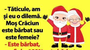 BANCUL ZILEI | Ce este Moș Crăciun, de fapt: bărbat sau femeie?