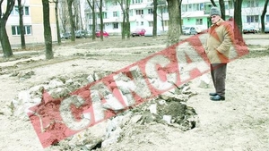 Parc distrus pentru ridicarea unei cladiri de birouri
