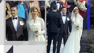 Nepotul favorit al lui Gigi Becali s-a cununat religios. Lucian Becali și Iulia Florescu și-au pus verighetele pe degete! CANCAN.RO vă ține la curent cu toate detaliile evenimentului