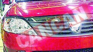 Imagini-spion cu Dacia Logan cosmetizata