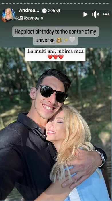 Andreea Bălan a împlinit 40 de ani! Cum a surprins-o Victor Cornea de ziua ei, de la distanță. FOTO