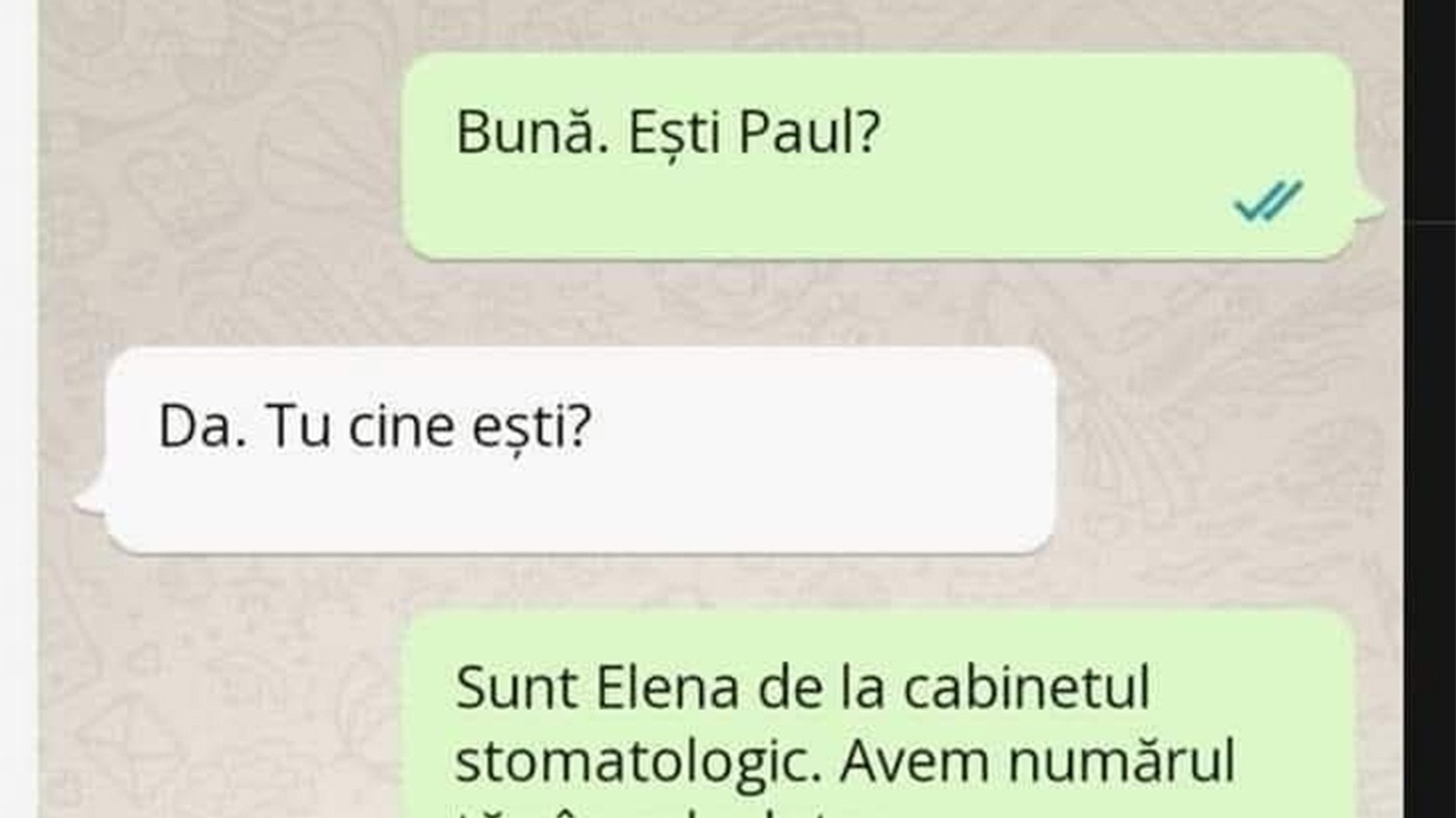 BANCUL ZILEI | "Elena de la cabinetul stomatologic"