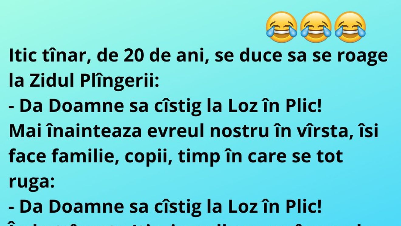 BANC | "Dă Doamne să câştig la Loz în Plic"