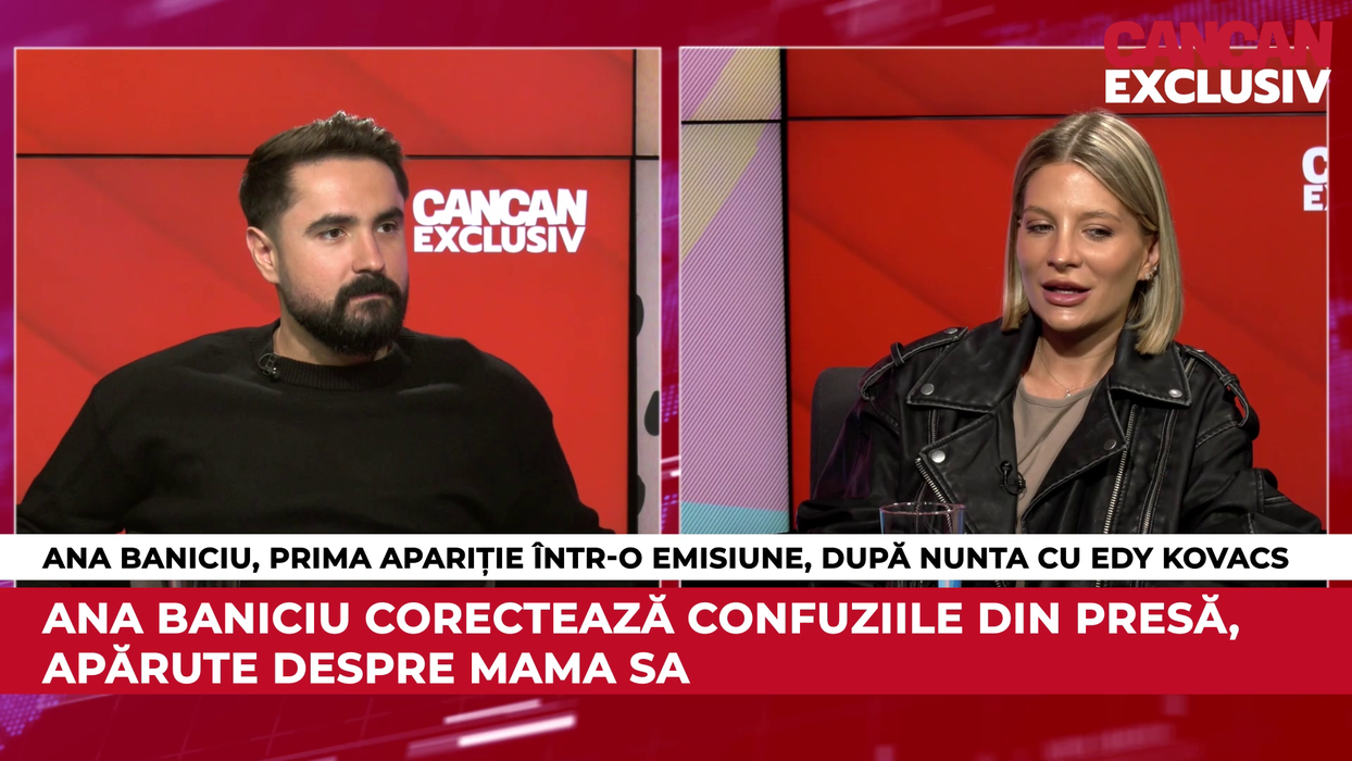 Ana Baniciu-Kovacs a făcut mărturisiri de suflet, în cadrul emisiunii CANCAN EXCLUSIV (Foto: captură video)
