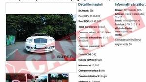 Olaroiu si-a scos Bentley-ul la vanzare