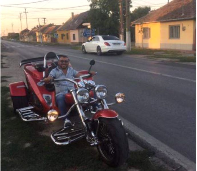 Cristinel Goman, într-un moment de relaxare