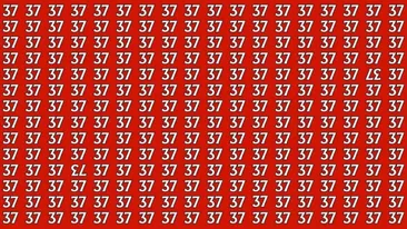 Test de inteligență | Găsiți numerele '37' și '73' care sunt inversate, în doar 15 secunde!