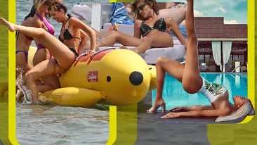 Top 50 sexy-vedete care au încins plaja! Le-am fotografiat în cele mai criminale poziții. Cine ia potul? Bianca Drăgușanu, Ioana Filimon, Ramona Olaru…