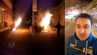 Incendiu puternic! Un cunoscut cântăreț român, implicat