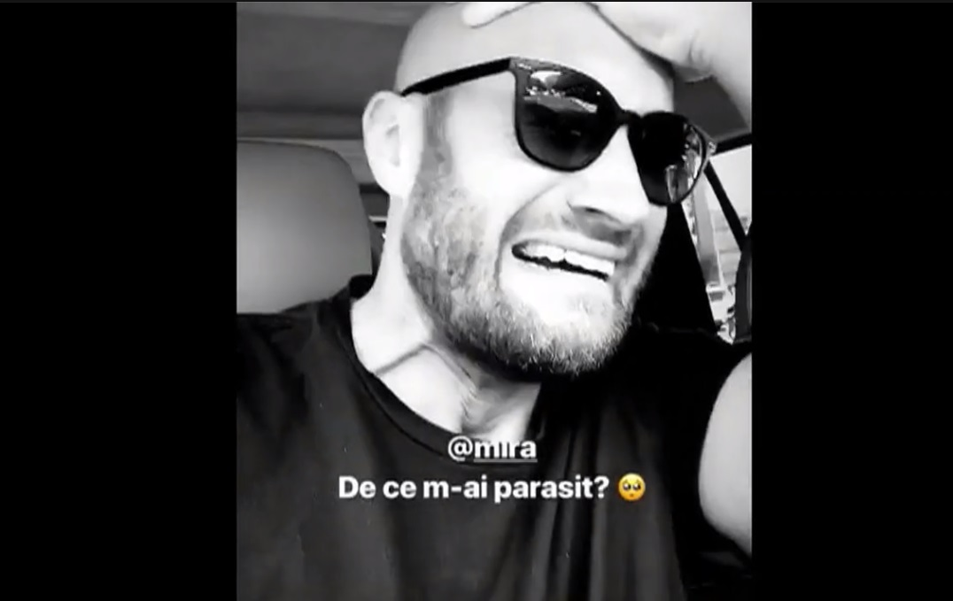 Mihai Bendeac, îndrăgostit de cântăreața Mira. Frumoasa artistă i-a făcut o declarație de iubire în public