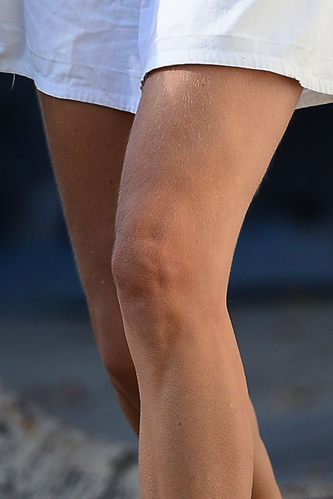 ©NATIONAL PHOTO GROUP
Chloe Sevigny is seen walking intimately with her boyfriend after having an early dinner in Los Angeles, California. Chloe was wearing a summer dress reminiscent of a white nurse outfit. By the looks of her hairy legs it seems Chloe has given up on shaving. 
Job: 080413K5
EXCLUSIVE  August 3rd, 2013  Los Angeles, CA
NPG.com