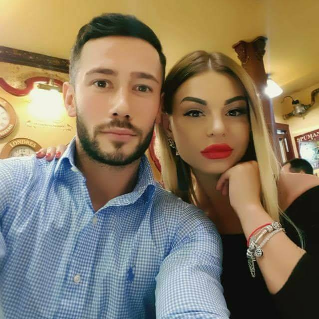 Ana Maria, alături de iubitul ei din Spania