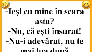 Bancul începutului de săptămână | "Ieşi cu mine în seara asta?"