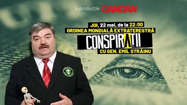 “Conspirații cu gen. Emil Străinu” începe joi, 22 mai, de la 22:00, LIVE pe YouTube CANCAN