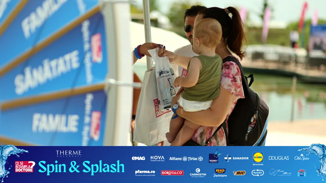 Distracție și voie bună, în a doua zi de „Spin & Splash by CSID” și THERME București