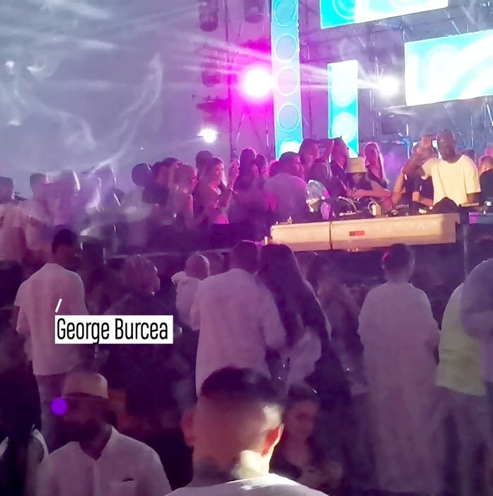 Viviana Sposub, George Burcea și ”soacra” lui s-au distrat, în club, la mare