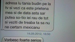 Bianca Dragusanu, bombardata cu sms-uri de amenintare in numele Taniei Budi! "Anemico, sa moara familia mea de nu te mutilez pe toata viata! Pun pe astia sa te rupa in bataie"