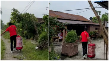 Moment emoționant! Un nepalez ajunge acasă, după 4 ani de muncă în România. Cum a reacționat familia acestuia