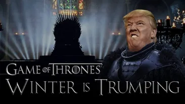 Imaginea anului, cu Donald Trump: și-a făcut poster din Game of Thrones! Unde îl folosește VIDEO