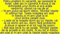Bancul sfârșitului de noiembrie | N-am putut să dorm! Vasile sforăie în ultimul hal