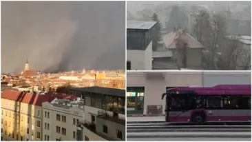 Fenomen bizar în Cluj, chiar înainte de Revelion! Ce au văzut oamenii pe cer: „Chiar m-am mirat”