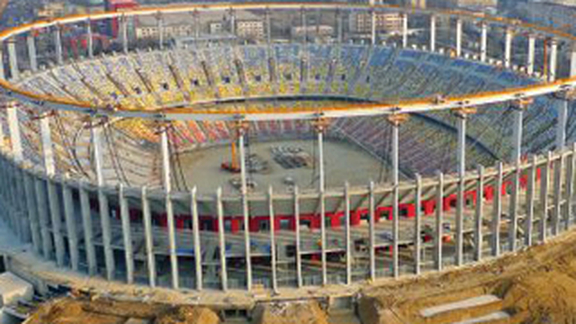 National Arena face prima victima! Un muncitor a ajuns la spital dupa ce a cazut intr-un canal!