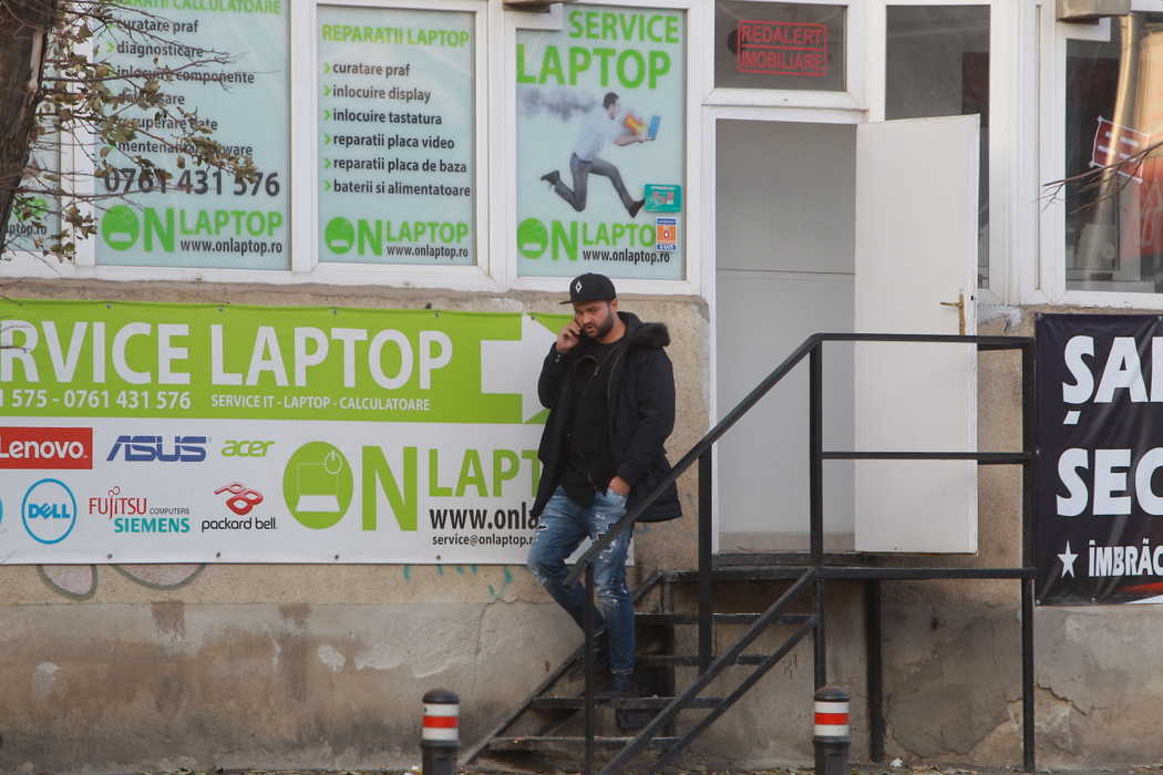 Antonio, soțul Biancăi Rus, a părăsit micuțul magazin, în mare grabă