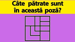 TEST IQ | Câte pătrate sunt în această imagine, în total?