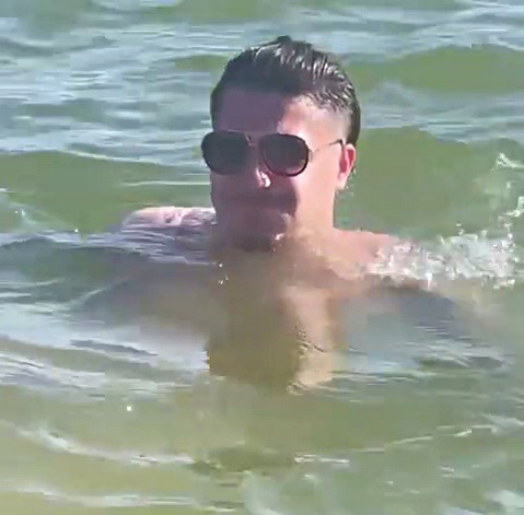 Bogdan de la Ploiești, distracție la mare / Sursă foto: captură InstaStory