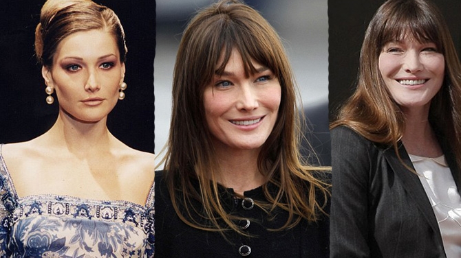 Uite cum s-a schimbat la fata Carla Bruni in ultimii cinci ani!