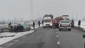 Accident înfiorător în județul Arad. Un om a murit, iar alte alți trei au fost răniți