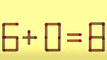 Test IQ | Corectează ecuația mutând un singur băț de chibrit. Mulți reușesc în doar 3 secunde