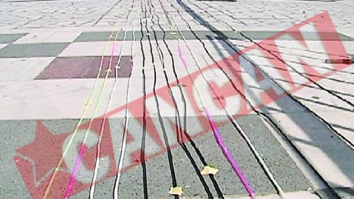Lant din paie de baut, lung de 15 km