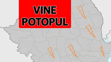 ANM anunță 7 ore devastatoare pentru România! Fenomene meteo cu grad ridicat de pericol