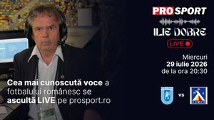 Ilie Dobre comentează LIVE pe ProSport.ro meciul Universitatea Craiova - Levski Sofia, miercuri, 29 iulie 2026, de la ora 20:30