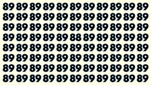 Test de perspicacitate | Găsiți singurul număr diferit de 89! Aveți la dispoziție doar 6 secunde