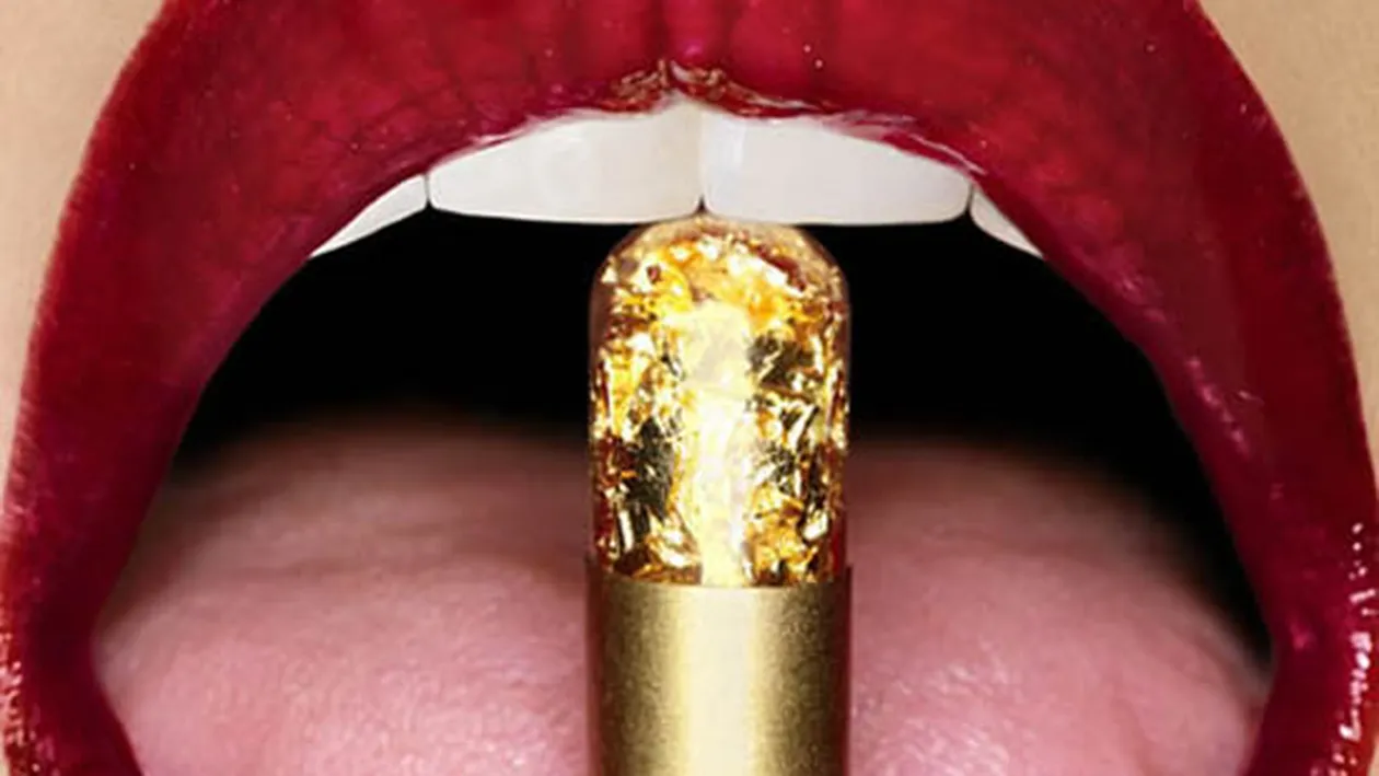 Au si bogatii placerea lor! Pastila din aur care transforma maruntaiele in camera a tezaurului