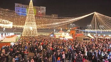 S-a deschis Târgul de Crăciun din București! Până când va putea fi vizitat