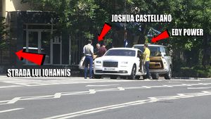 Imagini desprinse din filmele cu gangsteri în cel mai bogat şi mai bine păzit cartier din România. Edi Chioru al lui Ticuţă & Joshua Castellano au blocat strada lui Iohannis cu maşinile de jumătate de milion de EURO! 
