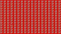 Test de inteligență | Găsiți numerele '37' și '73' care sunt inversate, în doar 15 secunde!