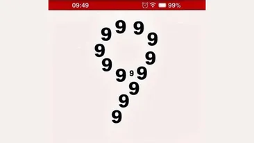 Test de inteligență | Câți de 9 sunt în această imagine, de fapt? Doar 1 dintre 1.000 de oameni răspunde corect